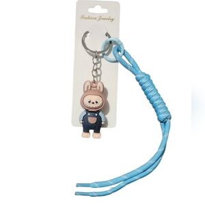 Labubu Lil Monster Keychain Lanyard